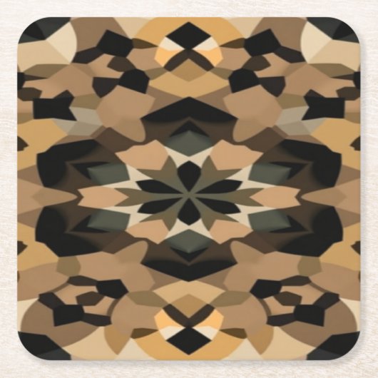 Geometric barware coasters rechteckiger pappuntersetzer (Vorderseite)