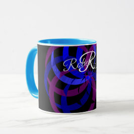 Geometric Berry Blend Coffee Mug Tasse