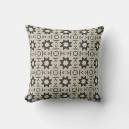 Geometric Black and White Throw pillow Kissen