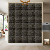 Geometric Black Gold Glitzer Einzigartiger moderne Fliese