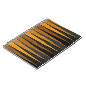 Geometric Black Yellow Notizblock (Linke Seite)