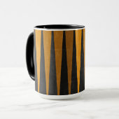 Geometric Black Yellow Tasse (Vorderseite Links)