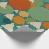 Geometric Bloom - Circles and Triangles in Harmony Geschenkpapier (Ecke)
