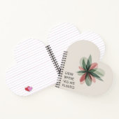 Geometric Bloom Modern Cover Art Notizblock (Innenseite)