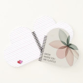 Geometric Bloom Modern Cover Art Notizblock (Innenseite)