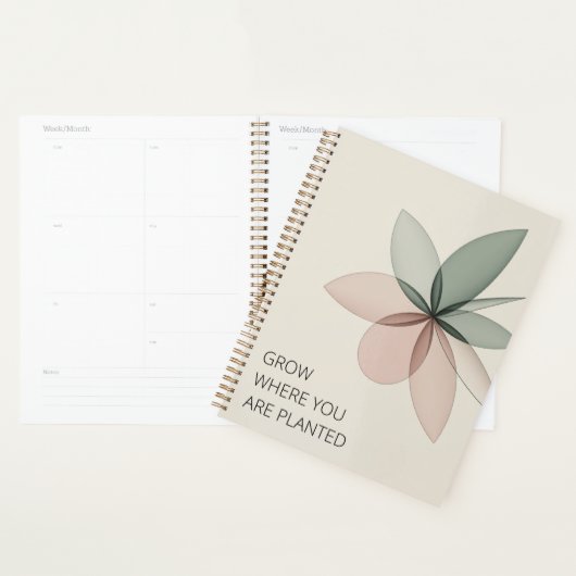 Geometric Bloom Modern Cover Art Planer (Anzeige)