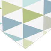 Geometric Blue Green Modern Pattern Kurzer Tischläufer (Ecke)