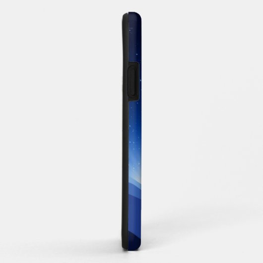 Geometric Blue Wolf Case-Mate iPhone Hülle (Hinten/Rechts)