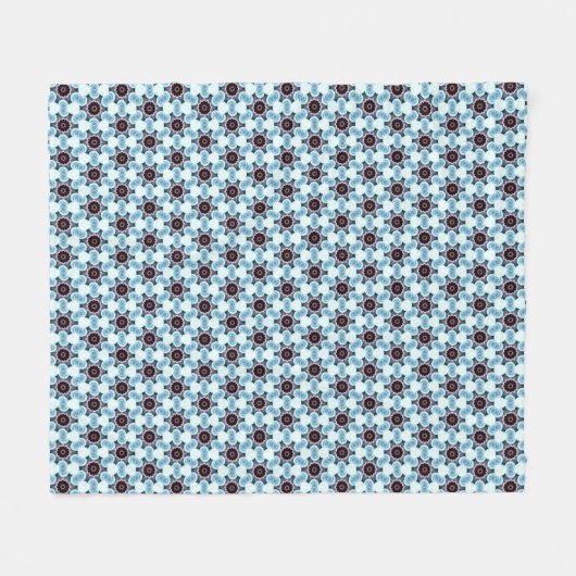 Geometric Bonanza Fleece Blanket (Vorderseite (Horizontal))