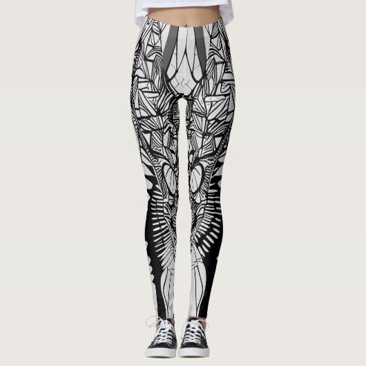 Geometric Canine Leggings (Vorderseite)