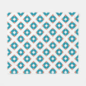 Geometric Charm Fleece Blanket (Vorderseite (Horizontal))