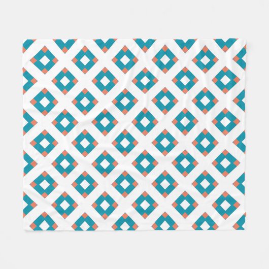 Geometric Charm Fleece Blanket (Vorderseite (Horizontal))