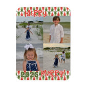 Geometric Christmas Tree Grove Magnet (Vertikal)