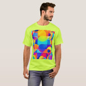 Geometric Color Symphony T-Shirt (Vorne ganz)