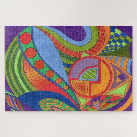 Geometric Colour 2 Puzzle (Horizontal)