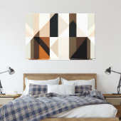 Geometric Confluence Leinwanddruck (Insitu (Schlafzimmer))