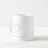 Geometric Constellation Heart Tasse - "Unsere Lieb (Vorderseite Links)