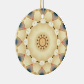 Geometric Country Sunshine Patchwork Ornament (Rechts)