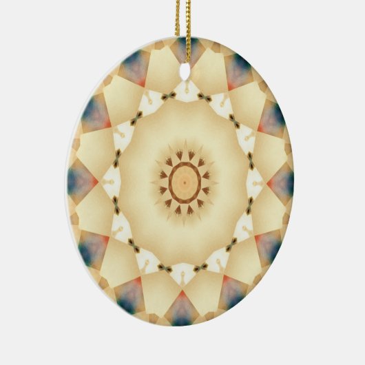 Geometric Country Sunshine Patchwork Ornament (Rechts)