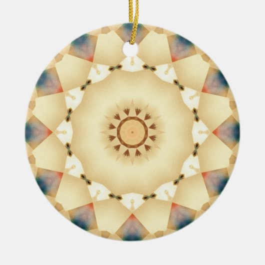 Geometric Country Sunshine Patchwork Ornament (Vorne)
