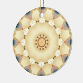 Geometric Country Sunshine Patchwork Ornament (Links)