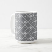 Geometric cross pendant kaffeetasse (Vorderseite Links)
