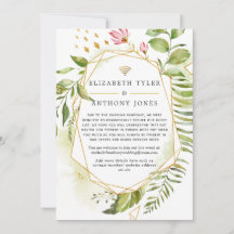 Geometric Crystal Greenerity Virtual Wedding