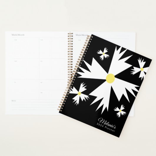 Geometric Daisy Botanical Name Planner Planer (Anzeige)