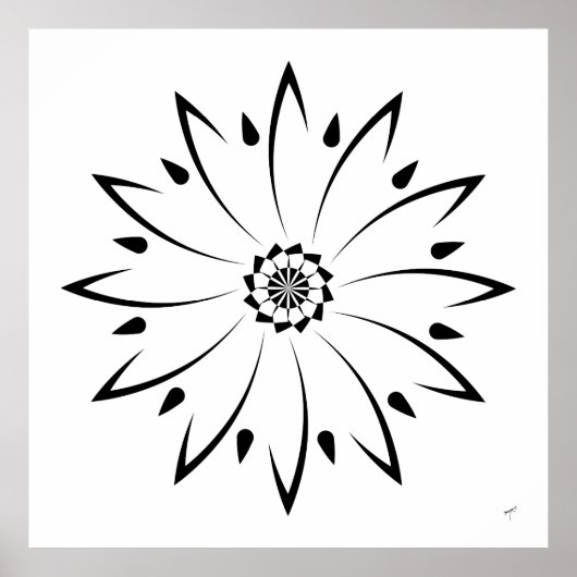 Geometric Daisy II, Poster (Vorne)