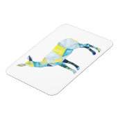 Geometric Deer Animal Magnet (Linke Seite)