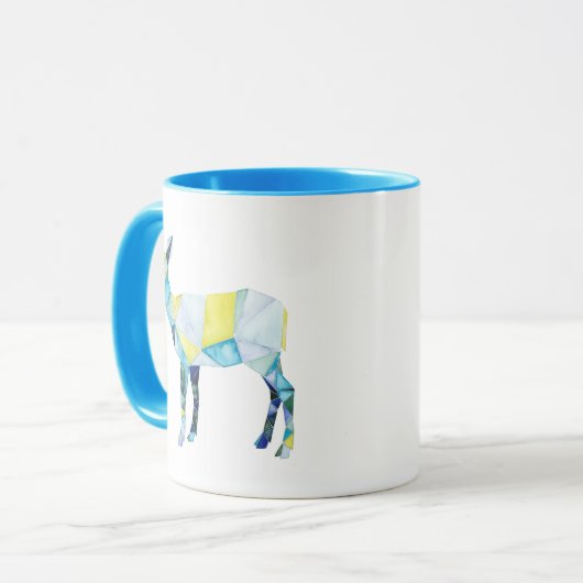 Geometric Deer Animal Tasse (Vorderseite Links)