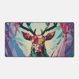 Geometric Deer Schreibtischunterlage