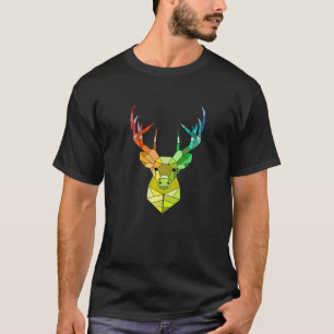 Geometric Deer U2013 Beautiful Animal Artwork T-Shirt