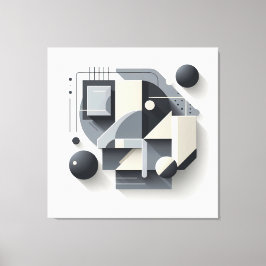 Geometric Depth Structure Leinwanddruck