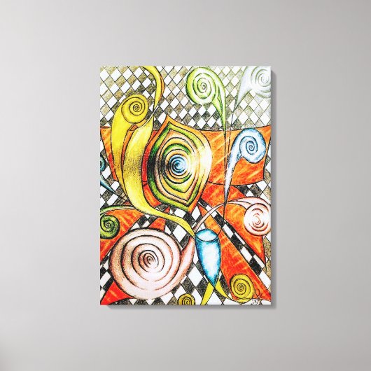 Geometric Design 18 Leinwanddruck (Vorderseite)