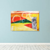 Geometric Design 19 Leinwanddruck (Insitu (Holzboden))