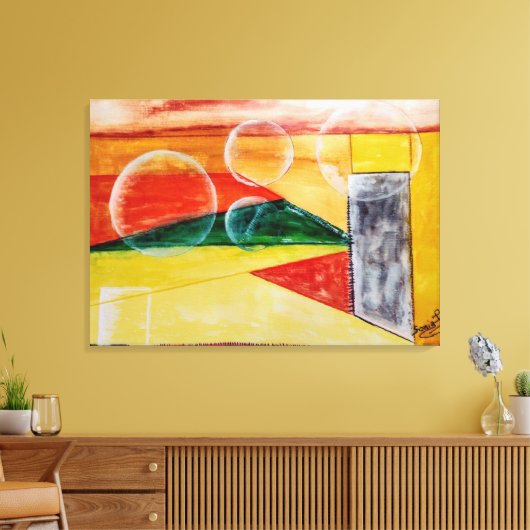 Geometric Design 19 Leinwanddruck (Insitu (Wohnzimmer))