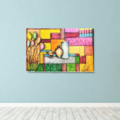 Geometric Design 20 Leinwanddruck (Insitu (Holzboden))