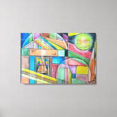 Geometric Design 25 Leinwanddruck (Vorderseite)