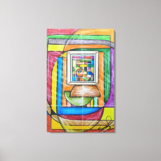 Geometric Design 26 Leinwanddruck (Vorderseite)