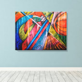 Geometric Design 31 Leinwanddruck (Insitu (Holzboden))