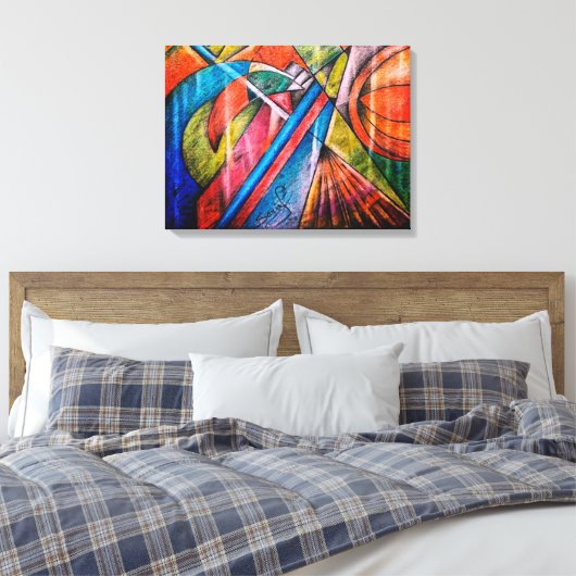 Geometric Design 31 Leinwanddruck (Insitu (Schlafzimmer))