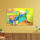 Geometric Design 35 Leinwanddruck (Insitu (Wohnzimmer))