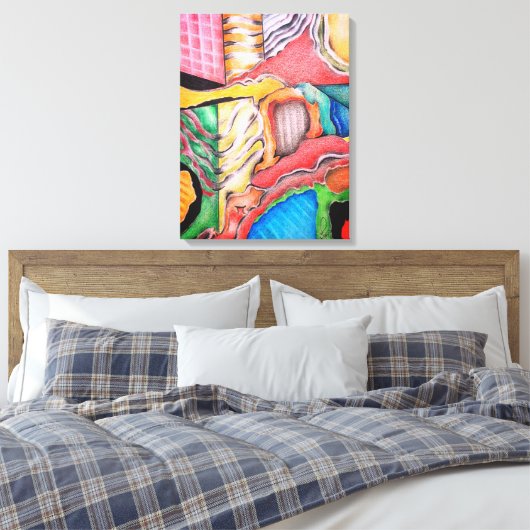 Geometric Design 37 Leinwanddruck (Insitu (Schlafzimmer))