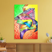 Geometric Design 41 Leinwanddruck (Insitu (Wohnzimmer))