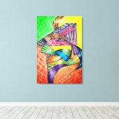 Geometric Design 41 Leinwanddruck (Insitu (Holzboden))