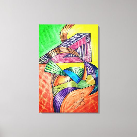 Geometric Design 41 Leinwanddruck (Vorderseite)