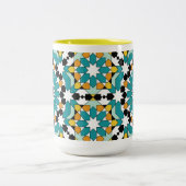 Geometric Design Mug Zweifarbige Tasse (Mittel)