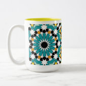 Geometric Design Mug Zweifarbige Tasse (Links)