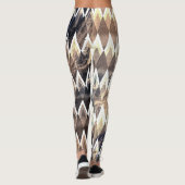 Geometric Diamond Abstrakt Leggings (Rückseite)